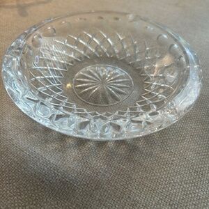 Princess House Heavy Lead Crystal Ash Tray, vintage
